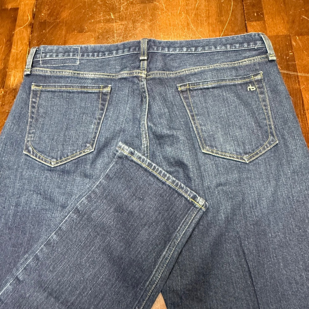 Rag & Bone Fit 2 Slim Jeans Men 38x32 Blue Foster Wash MED21H1223C6FO